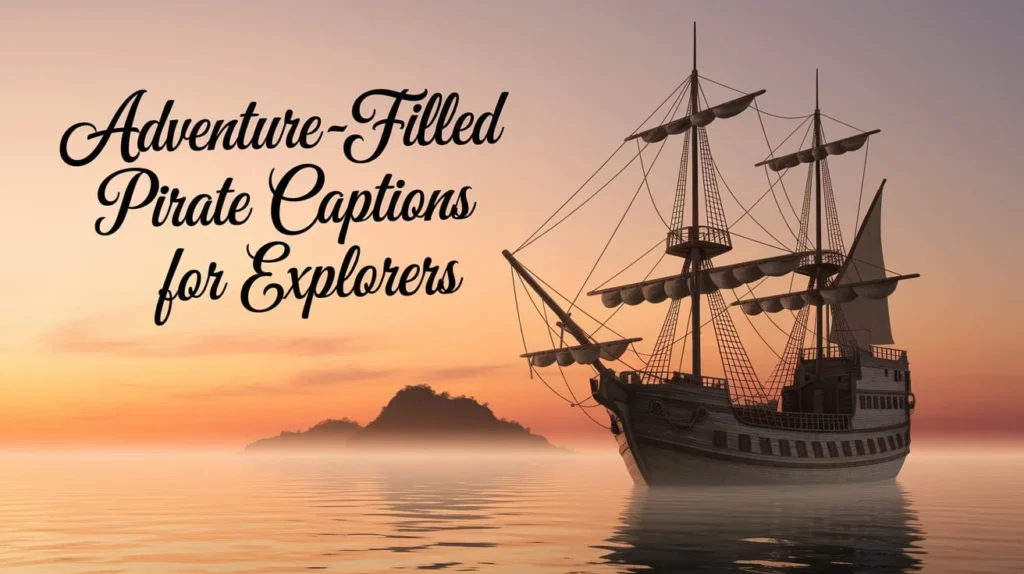 Adventure-Filled Pirate Captions for Explorers