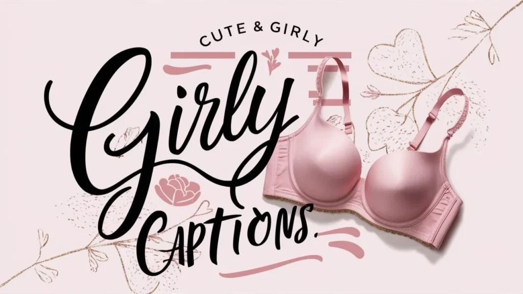 Cute & Girly Bra Captions