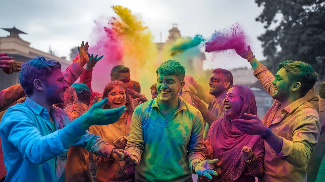 Holi Captions for Instagram and Quotes