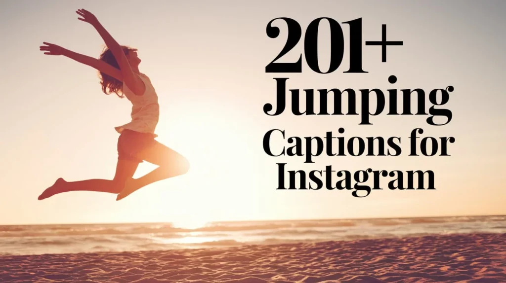 Jumping Captions for Instagram