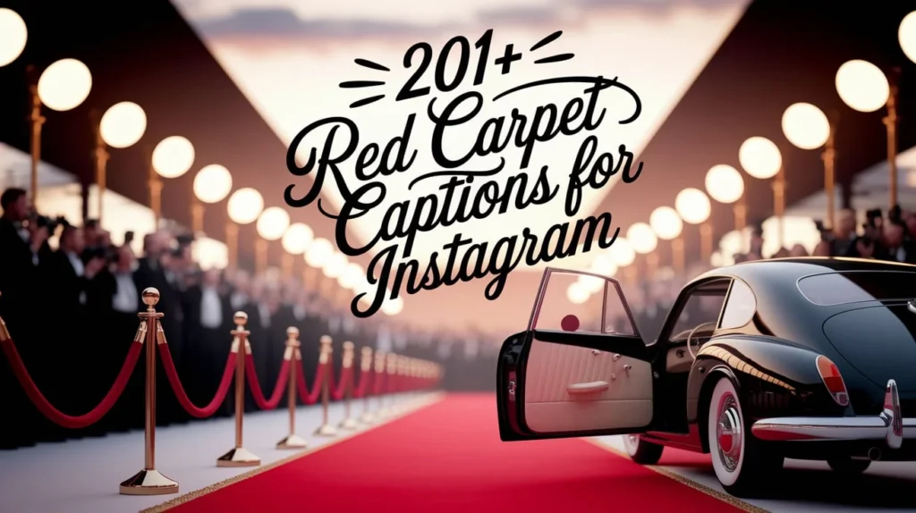 Red Carpet Captions for Instagram