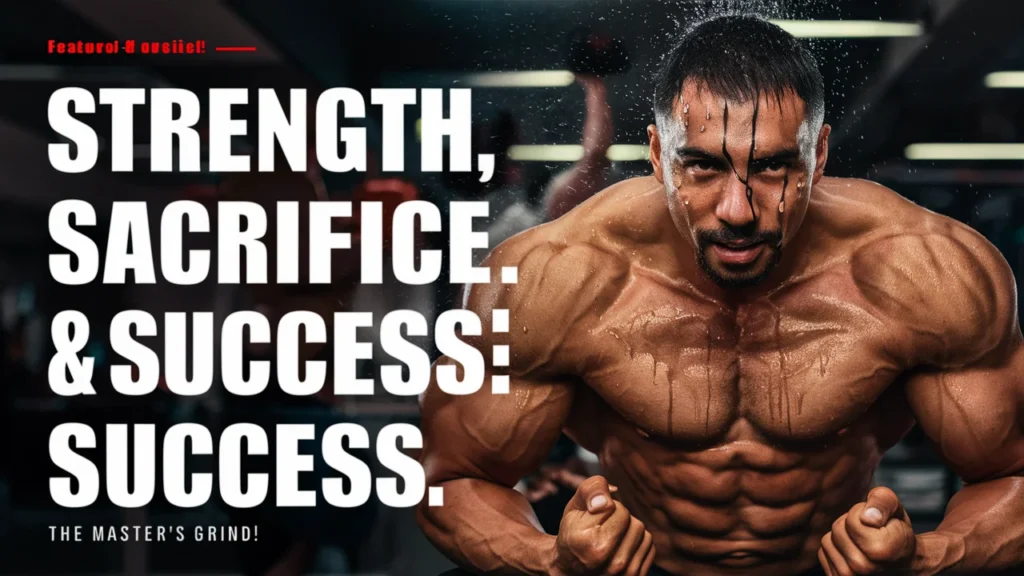 Strength, Sacrifice & Success: The Master's Grind!